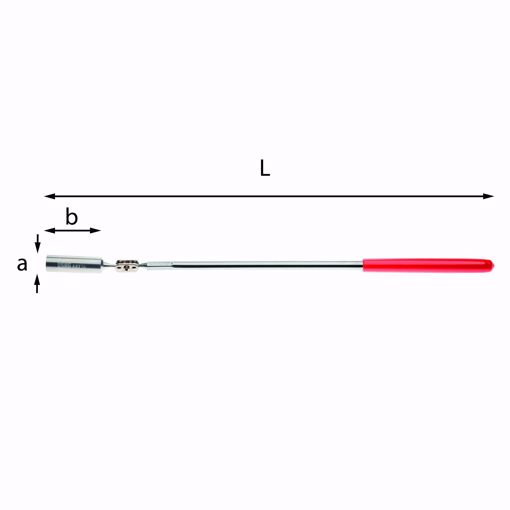 Immagine di Asta telescopica con terminale magnetico snodato  442 TA USAG
